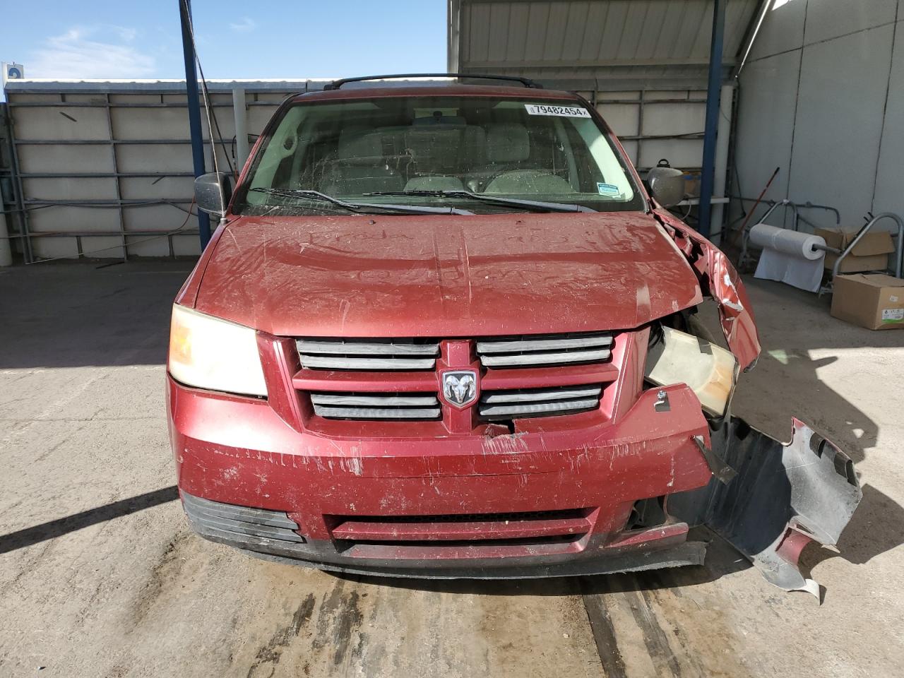 2010 Dodge Caravan VIN 2D4RN4DE9AR490048 Copart auction photo, front end damage thumbnail 5