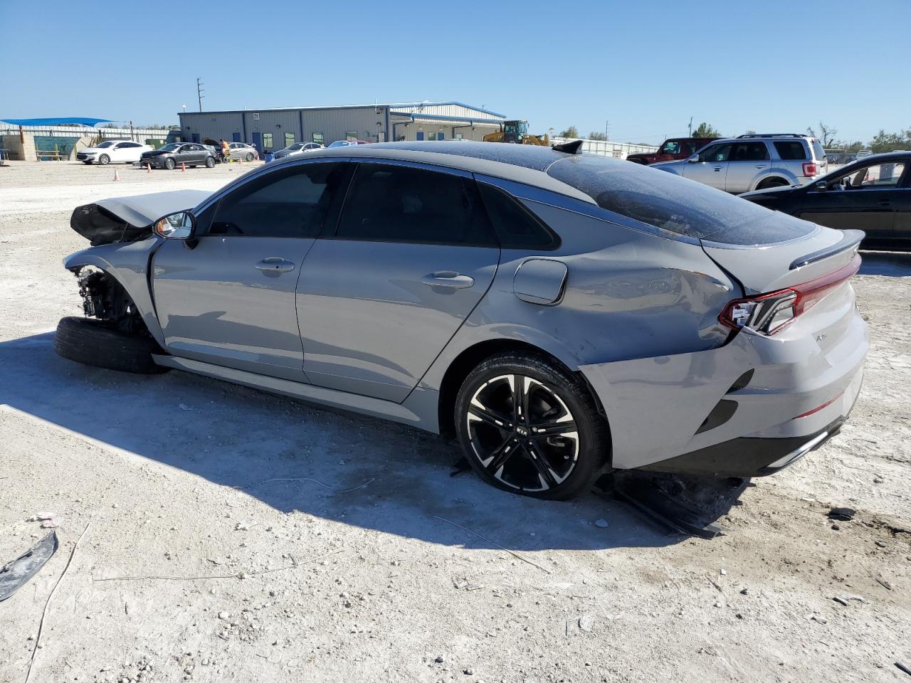 2021 KIA K5 VIN 5XXG64J29MG047407 Copart auction photo, front end / rear end damage thumbnail 2