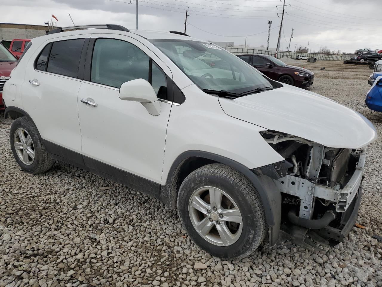 2017 Chevrolet Trax VIN 3GNCJLSB9HL283840 Copart auction photo, all over damage thumbnail 4