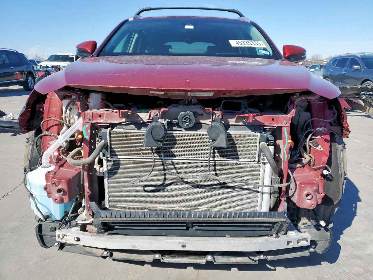 2021 Toyota Venza VIN JTEAAAAH5MJ074795 Copart auction photo, rear end / front end damage thumbnail 5