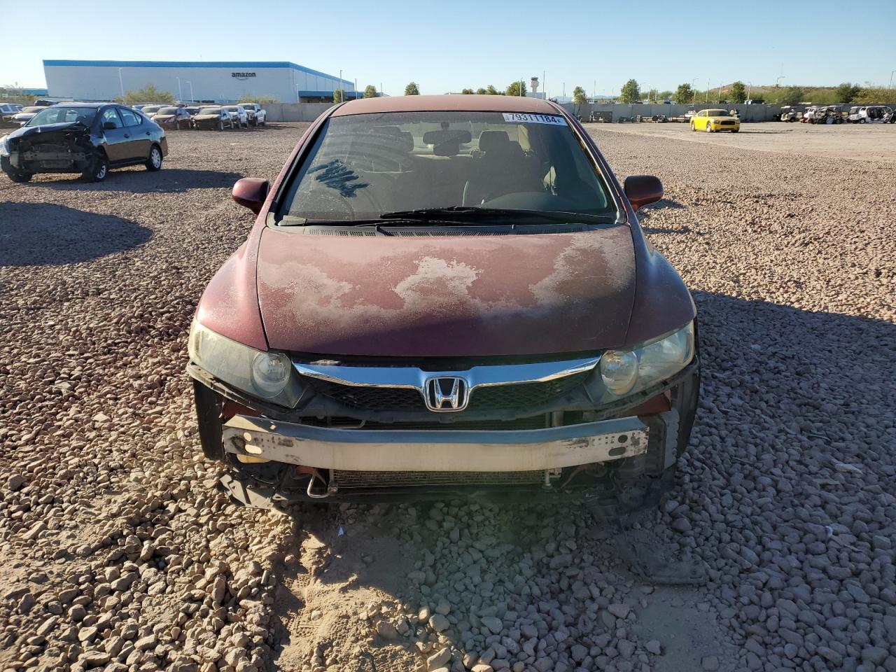 2009 Honda Civic VIN 2HGFA16549H340116 Copart auction photo, front end damage thumbnail 5