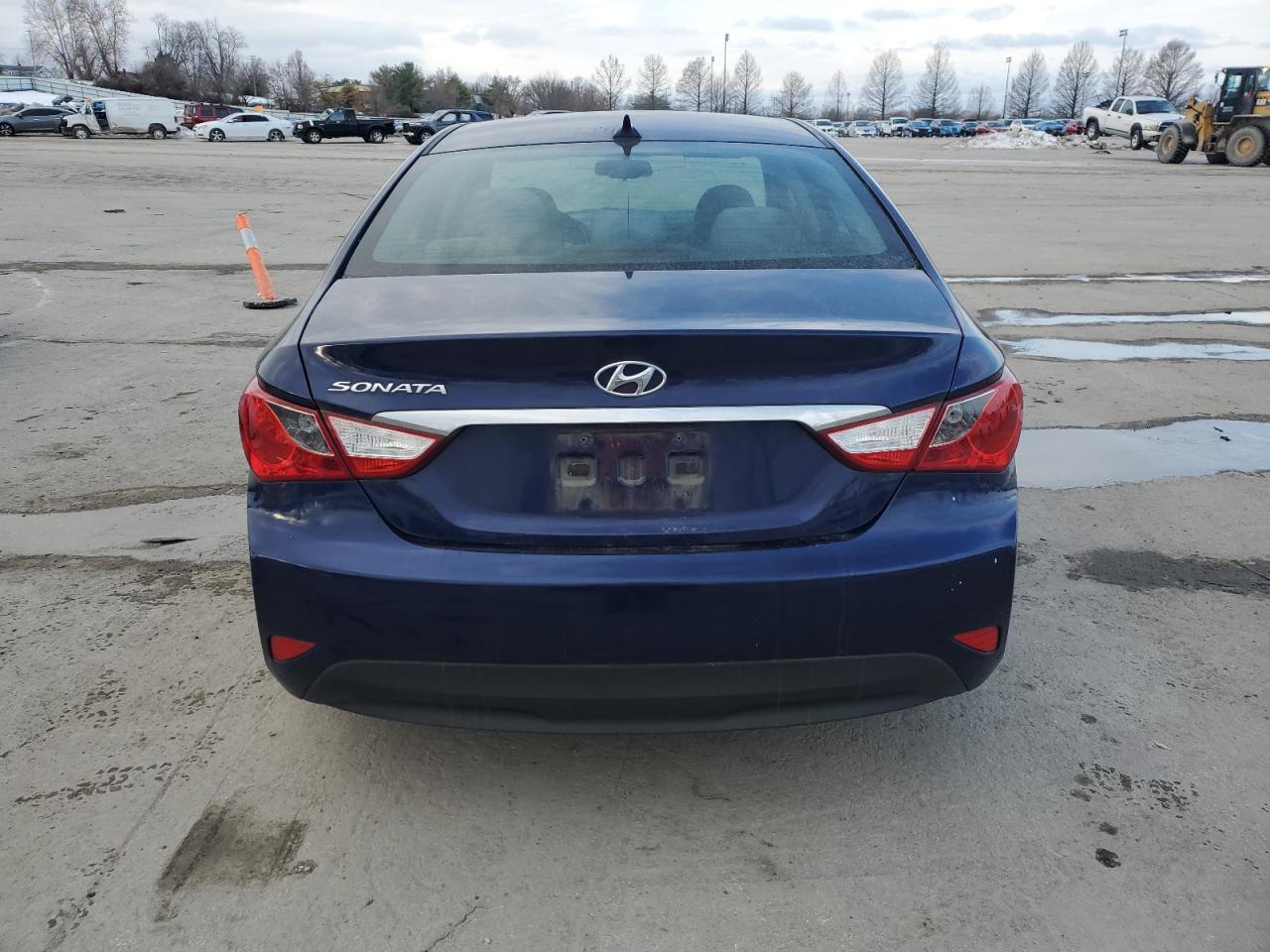 2014 Hyundai Sonata VIN 5NPEB4AC1EH819464 Copart auction photo, rear end damage thumbnail 6