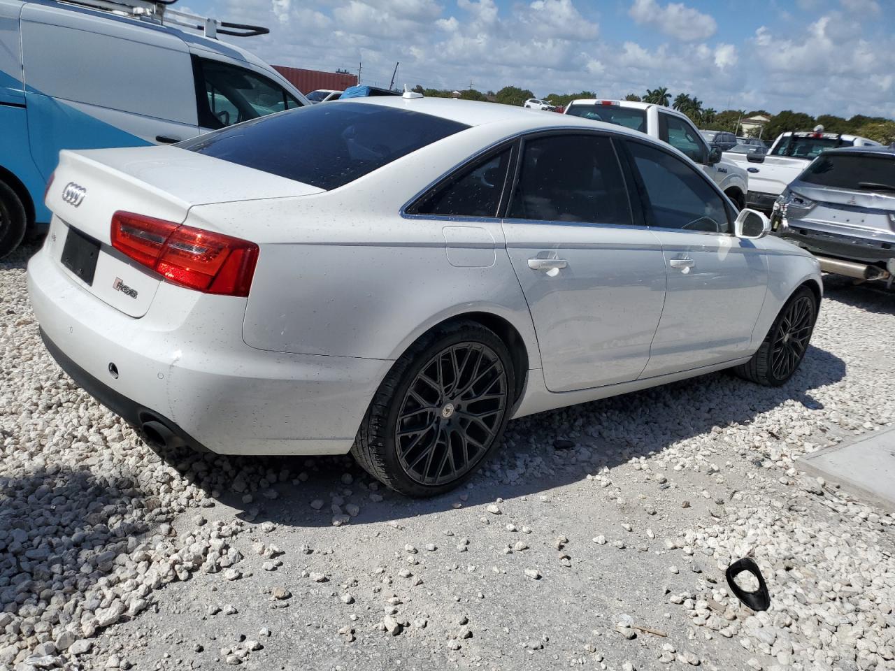 2014 Audi A6 VIN WAUGFAFC3EN055618 Copart auction photo, mechanical damage thumbnail 3