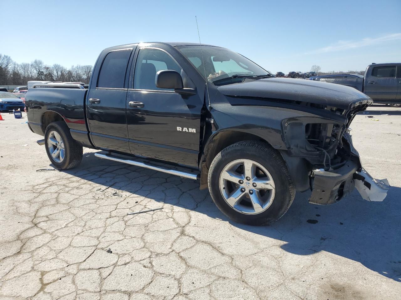 2008 Dodge RAM VIN 1D7HA18228S600925 Copart auction photo, biohazard/chemical / front end damage thumbnail 4