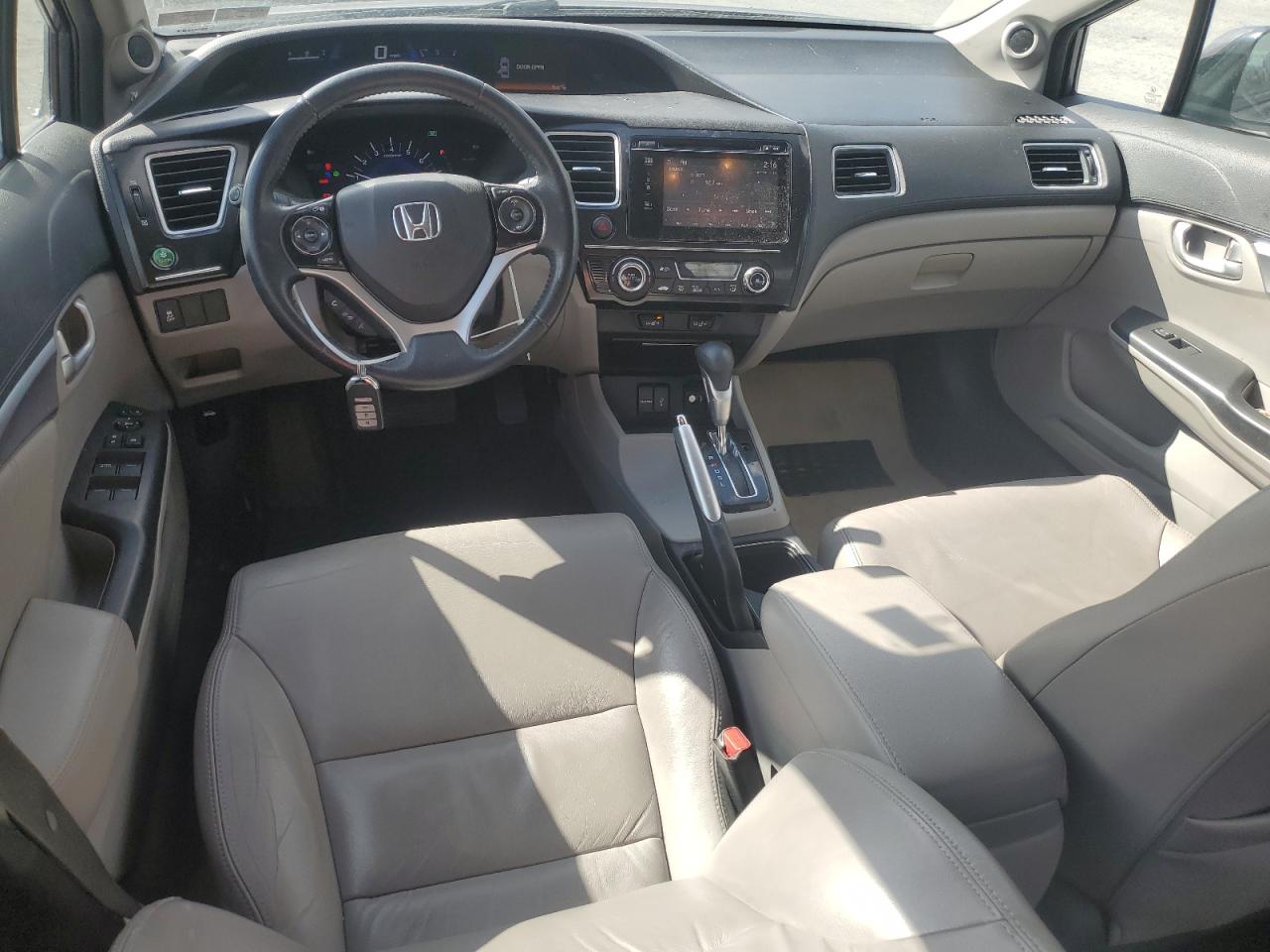 2015 Honda Civic VIN 2HGFB2F95FH507827 Copart auction photo, front end / side damage thumbnail 8