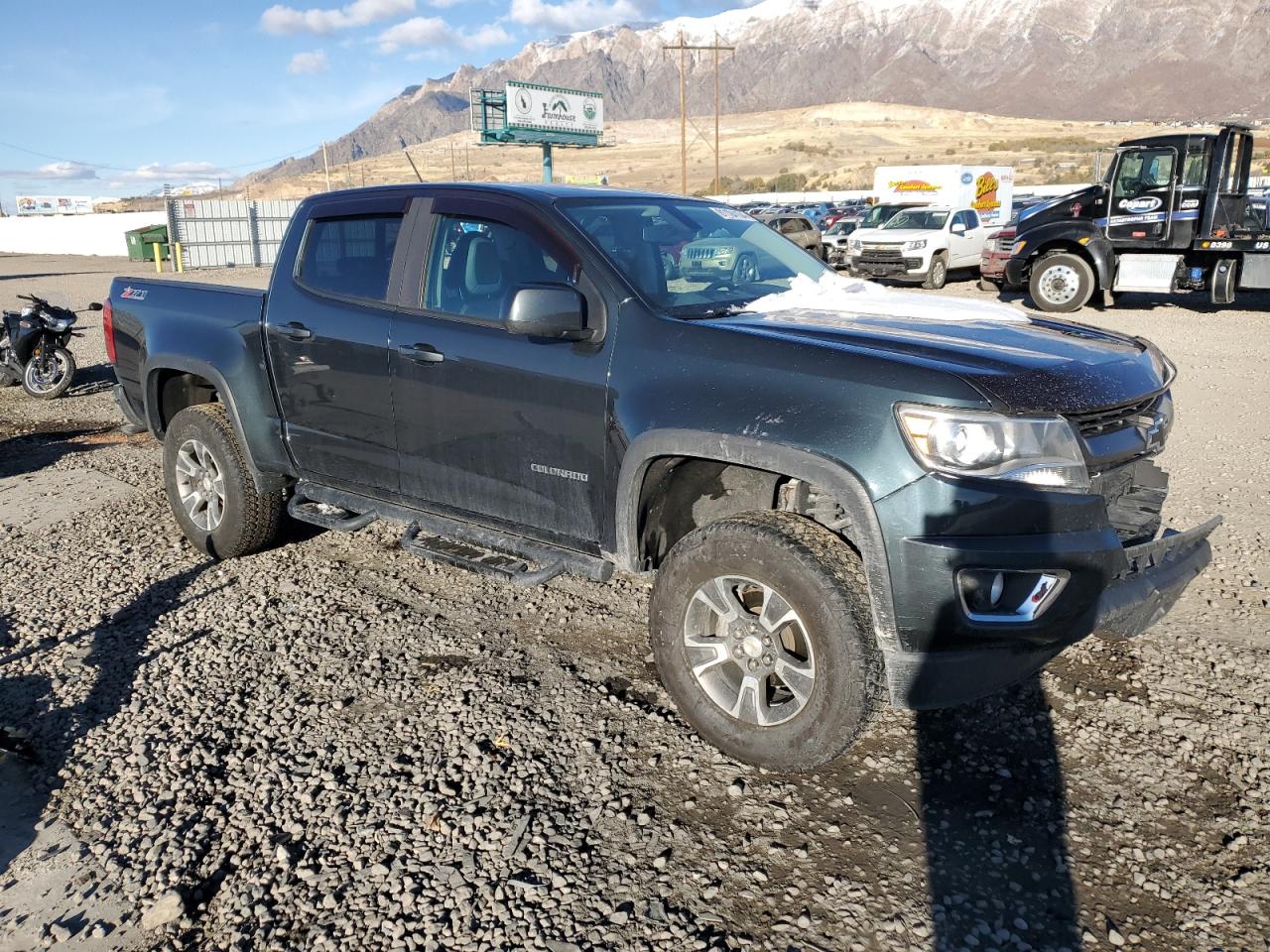 2017 Chevrolet Colorado VIN 1GCGTDEN7H1172825 Copart auction photo, rear end / front end damage thumbnail 4
