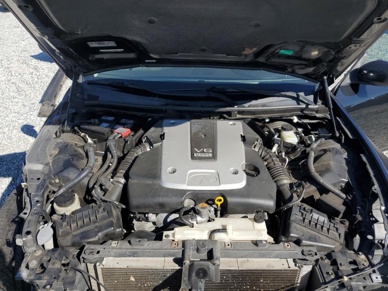 2013 Infiniti G VIN JN1CV6EL0DM980447 Copart auction photo, front end damage thumbnail 11