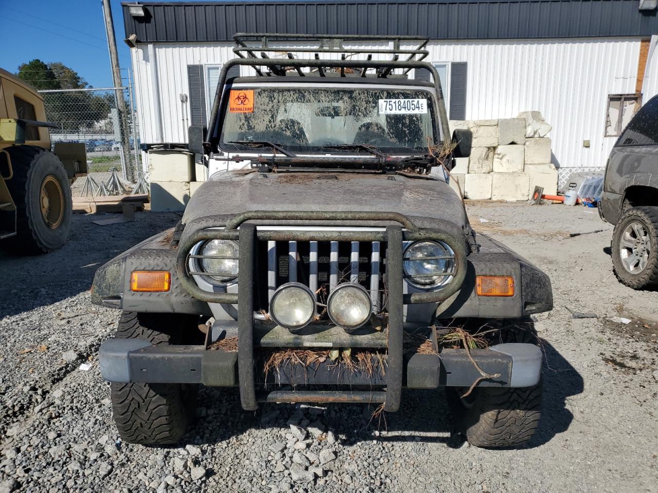 2002 Jeep Wrangler VIN 1J4FA39S52P743626 Copart auction photo, water/flood damage thumbnail 5