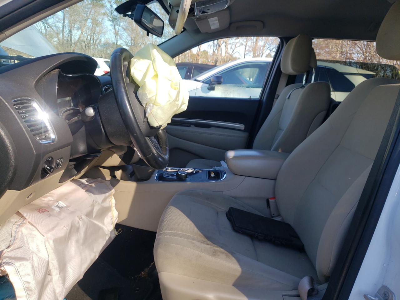 2014 Dodge Durango VIN 1C4RDHAG0EC975996 Copart auction photo, front end / all over damage thumbnail 7