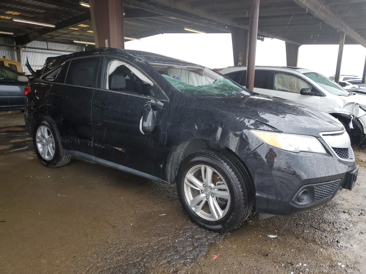 2015 Acura RDX VIN 5J8TB3H32FL008150 Copart auction photo, rollover damage thumbnail 4