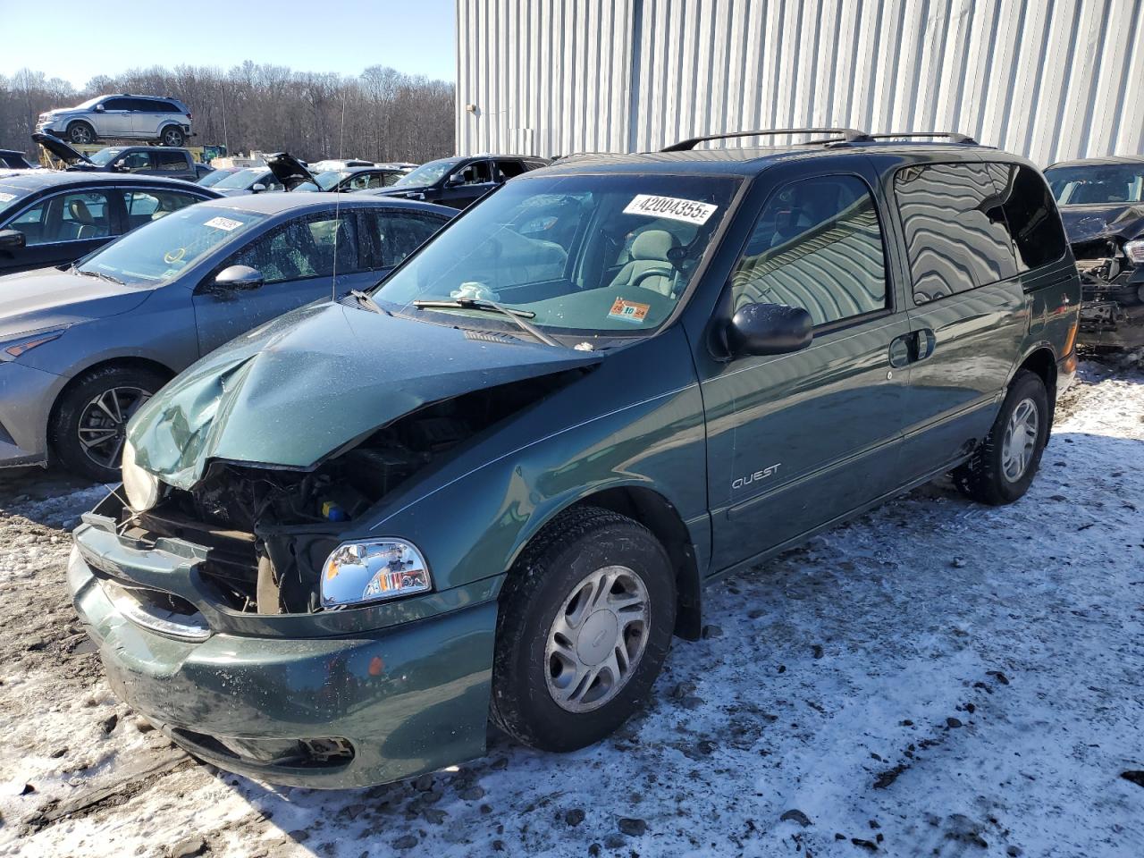 2000 Nissan Quest VIN 4N2XN11TXYD840903