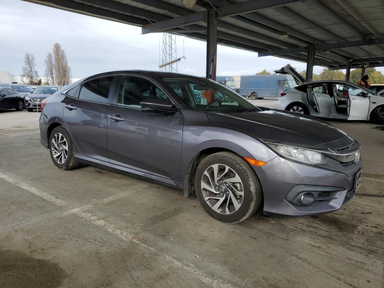 2017 Honda Civic VIN 2HGFC2F77HH539578 Copart auction photo, side damage thumbnail 4