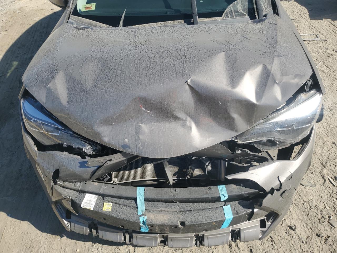 2017 Toyota Corolla VIN 2T1BURHEXHC802655 Copart auction photo, front end / mechanical damage thumbnail 11