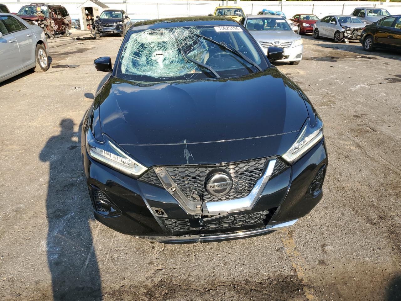 2019 Nissan Maxima VIN 1N4AA6AV8KC382848 Copart auction photo, front end damage thumbnail 5