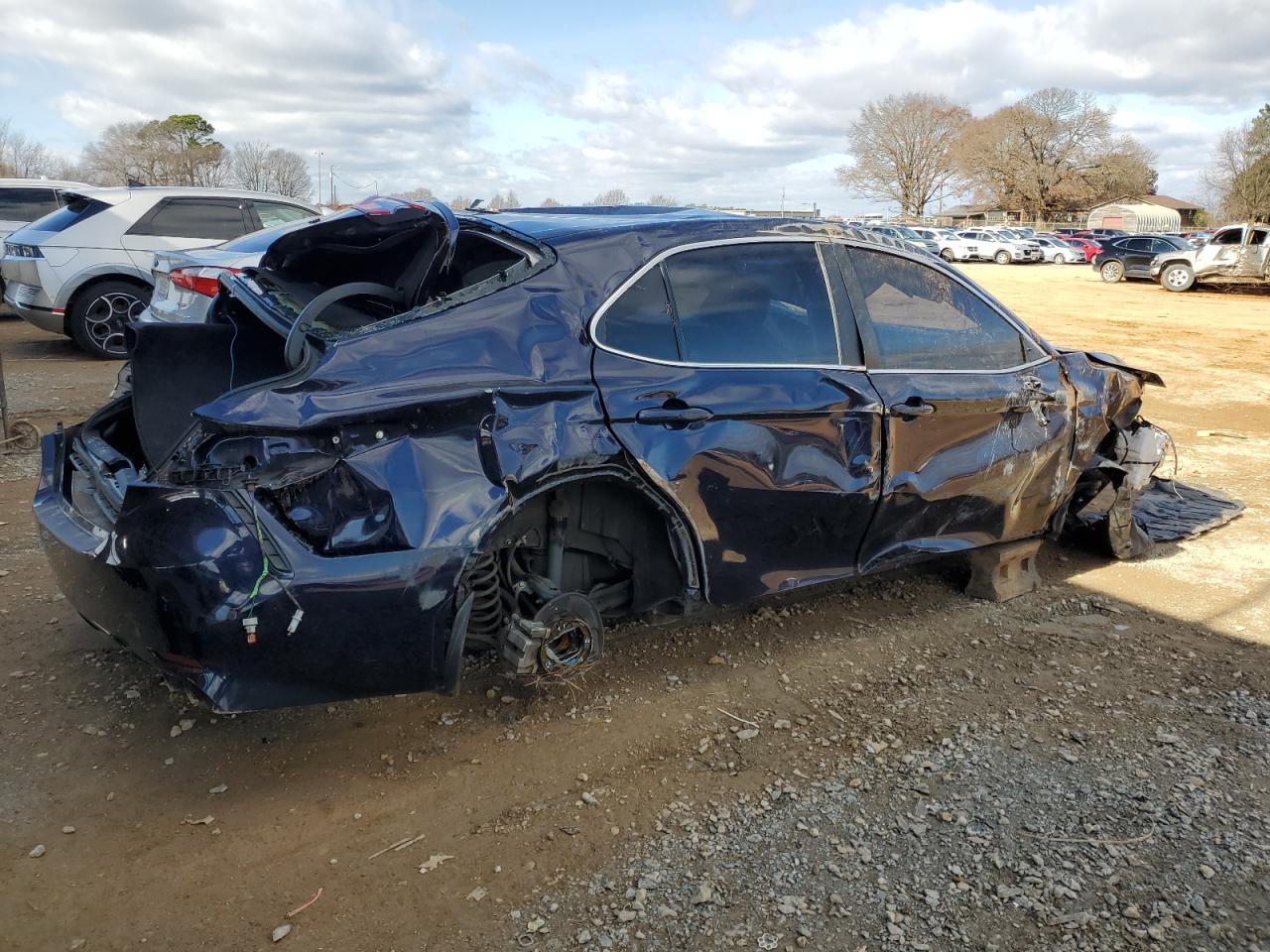2022 Toyota Camry VIN 4T1G11AK5NU649841 Copart auction photo, all over damage thumbnail 3