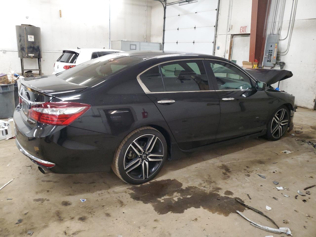 2016 Honda Accord VIN 1HGCR2F56GA238278 Copart auction photo, front end damage thumbnail 3