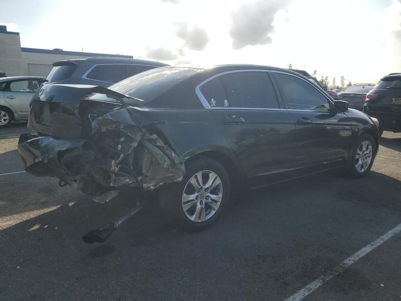 2010 Honda Accord VIN 1HGCP2F4XAA172984 Copart auction photo, rear end damage thumbnail 3