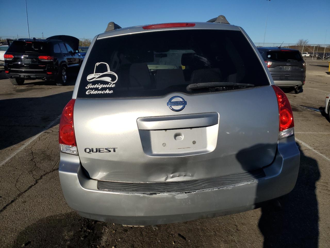 2006 Nissan Quest VIN 5N1BV28U66N124536 Copart auction photo, all over / undercarriage damage thumbnail 6