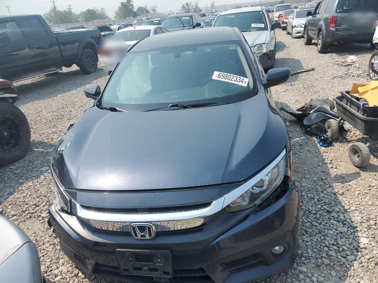 2018 Honda Civic VIN JHMFC1F3XJX021664 Copart auction photo, front end damage thumbnail 5