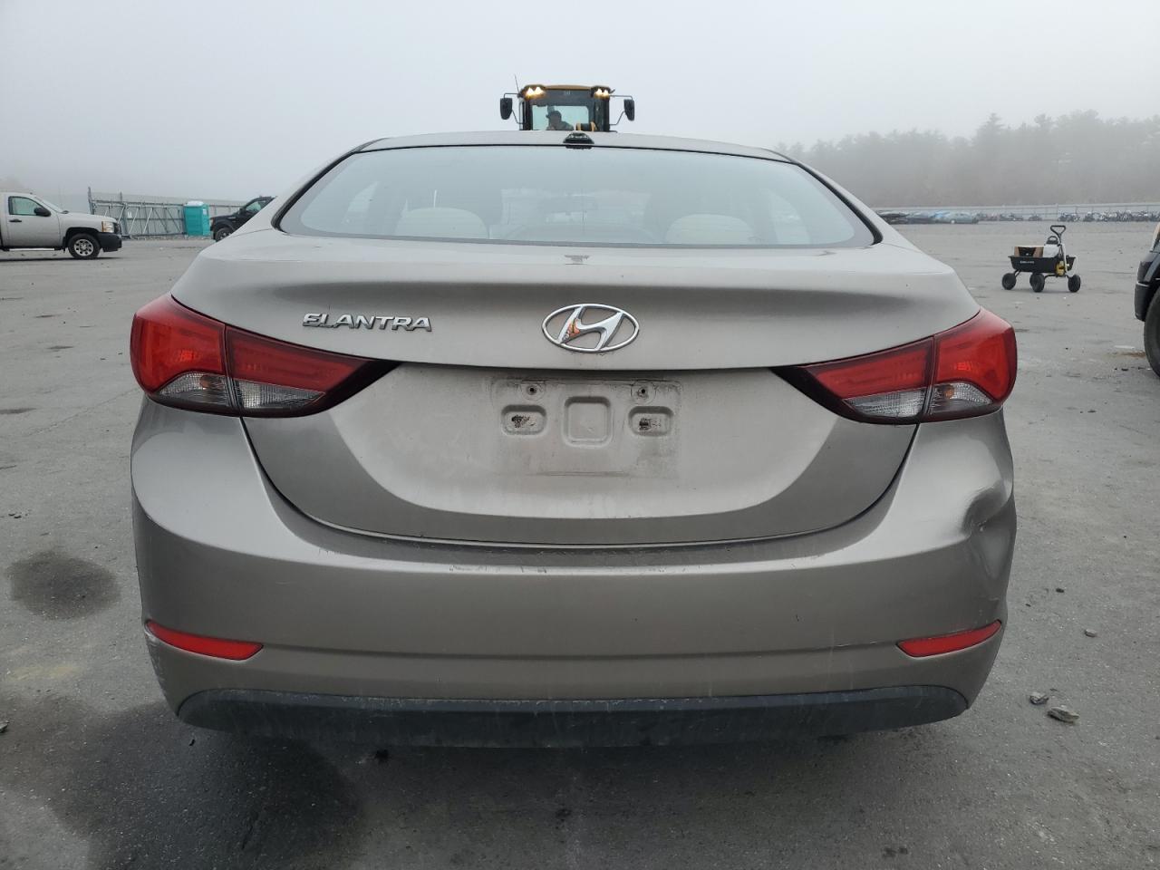 2016 Hyundai Elantra VIN 5NPDH4AE1GH759040 Copart auction photo, front end / rear end damage thumbnail 6