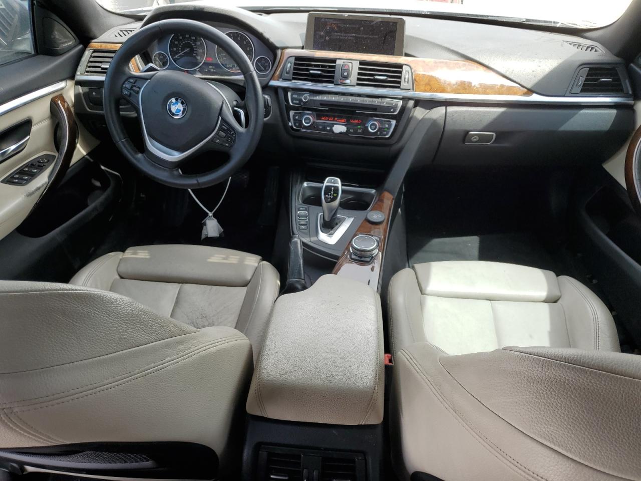 2015 BMW 4er VIN WBA4B1C55FD955190 Copart auction photo, vandalism / front end damage thumbnail 8