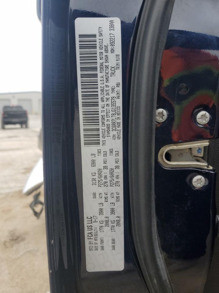 2018 RAM 1500 VIN 3C6RR7LT8JG135579 Copart auction photo, front end damage thumbnail 14
