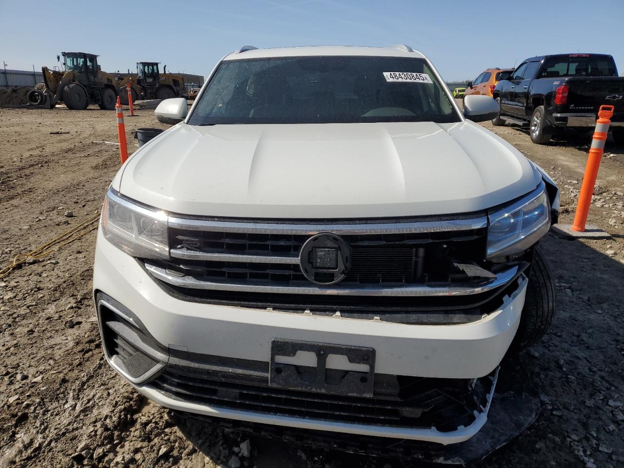 2021 Volkswagen Atlas VIN 1V2RE2CAXMC209810 Copart auction photo, front end / undercarriage damage thumbnail 5