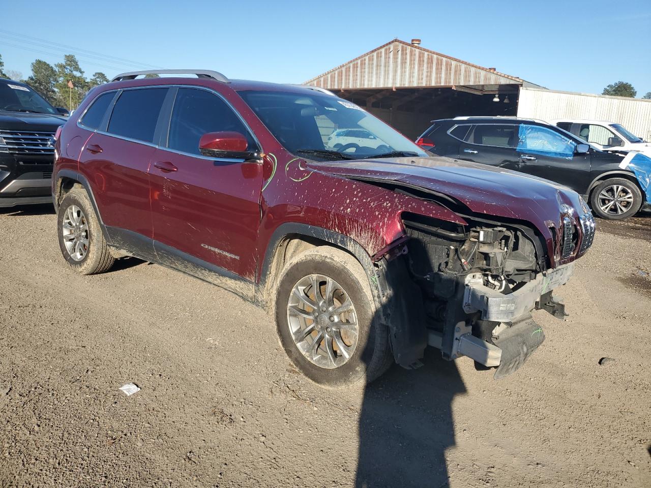 2019 Jeep Grand Cherokee VIN 1C4PJLLB0KD485391 Copart auction photo, front end damage thumbnail 4