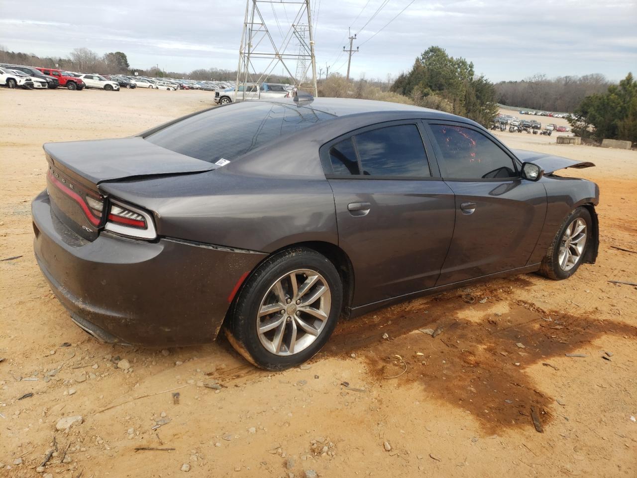 2015 Dodge Charger VIN 2C3CDXHG9FH863268 Copart auction photo, front end damage thumbnail 3
