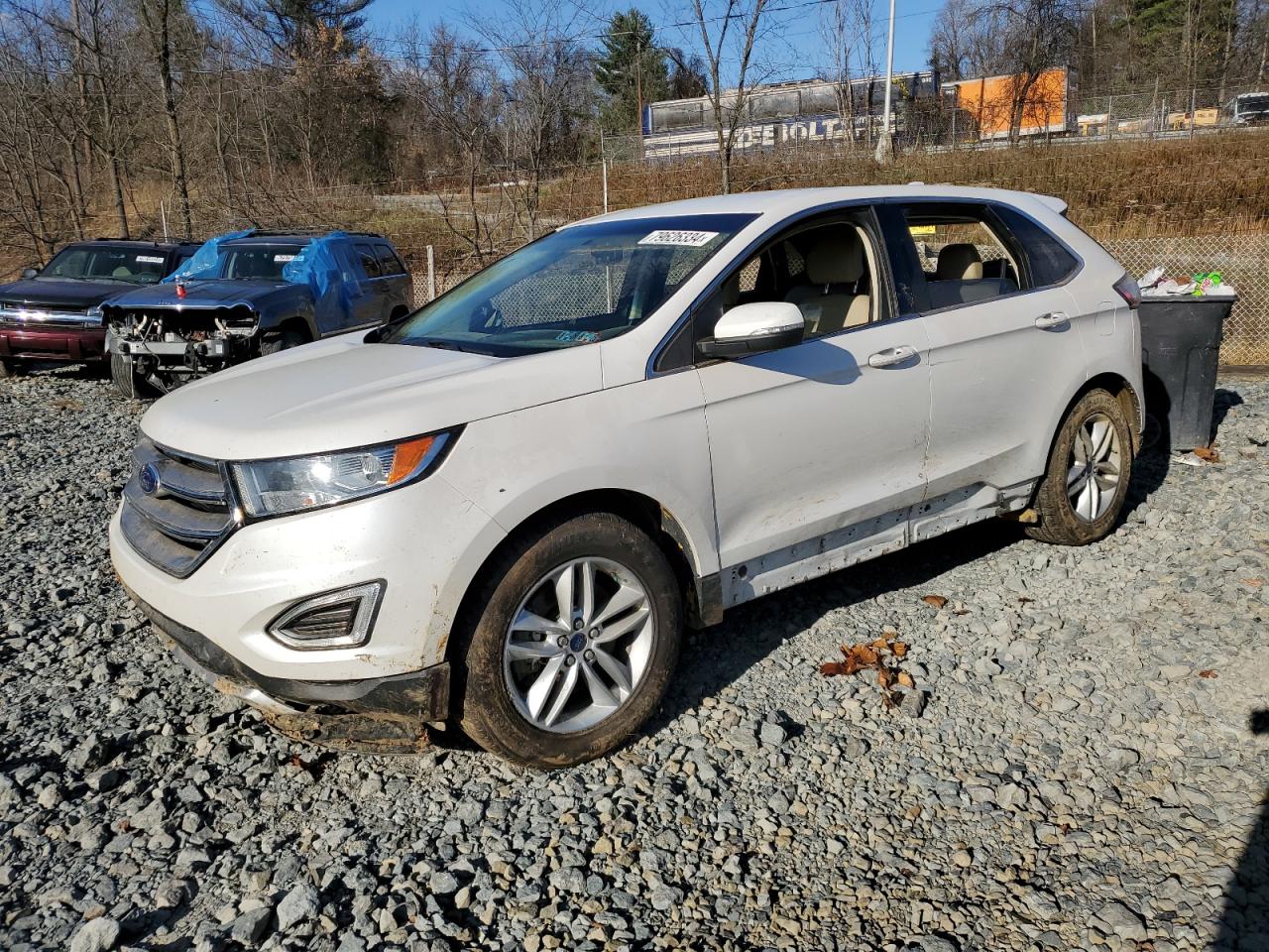 2015 Ford Edge VIN 2FMTK4J93FBB51736