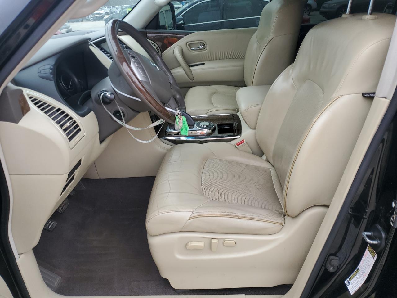 2017 Infiniti QX80 VIN JN8AZ2NF9H9645499 Copart auction photo, front end damage thumbnail 7