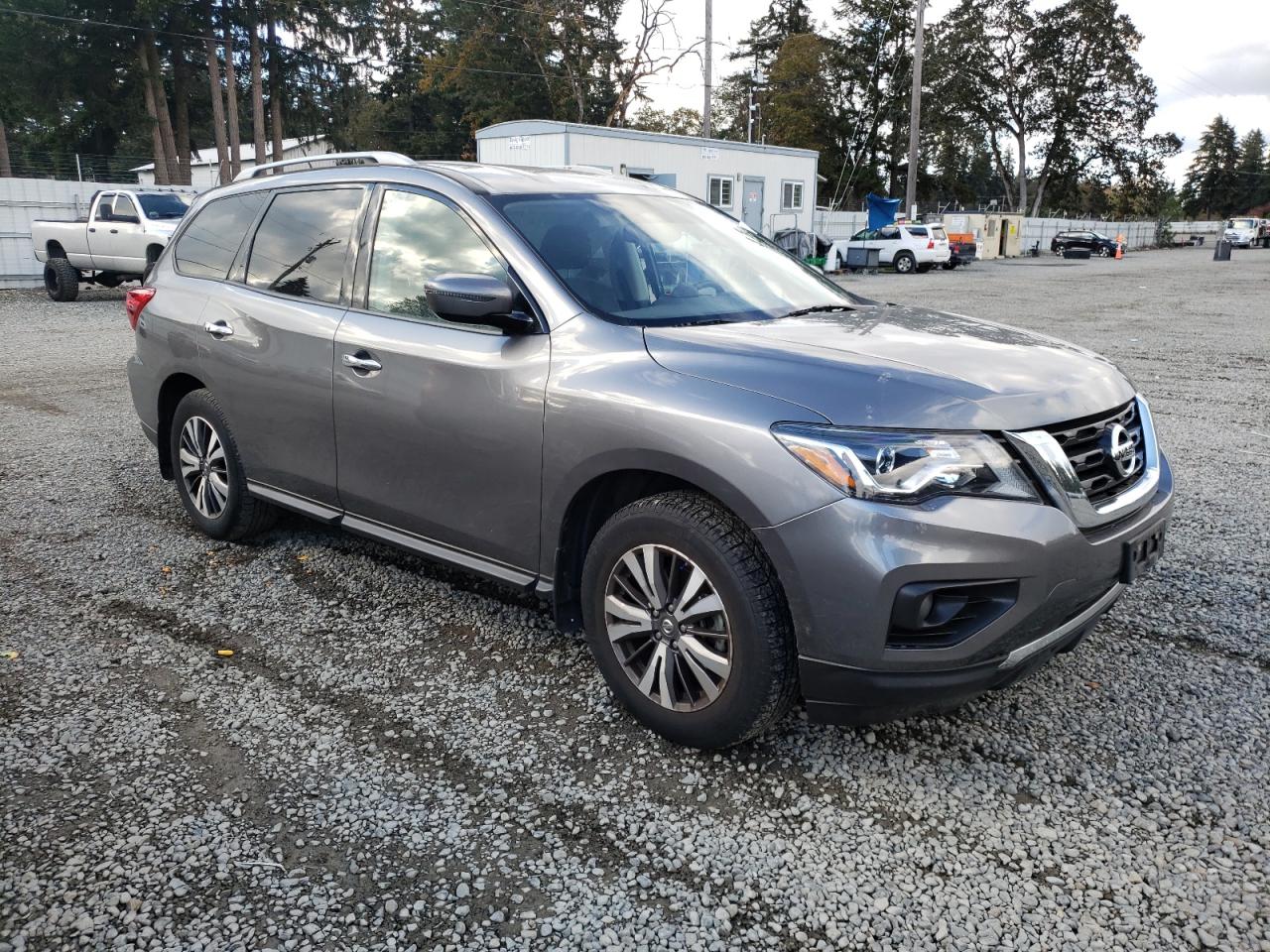 2017 Nissan Pathfinder VIN 5N1DR2MM6HC698863 Copart auction photo, side damage thumbnail 4