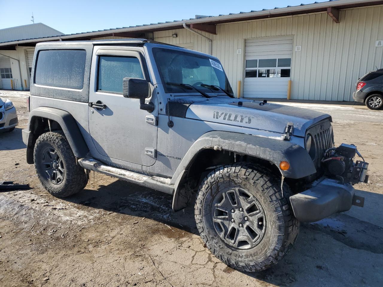 2016 Jeep Wrangler VIN 1C4AJWAG3GL276052 Copart auction photo, front end / rear end damage thumbnail 4
