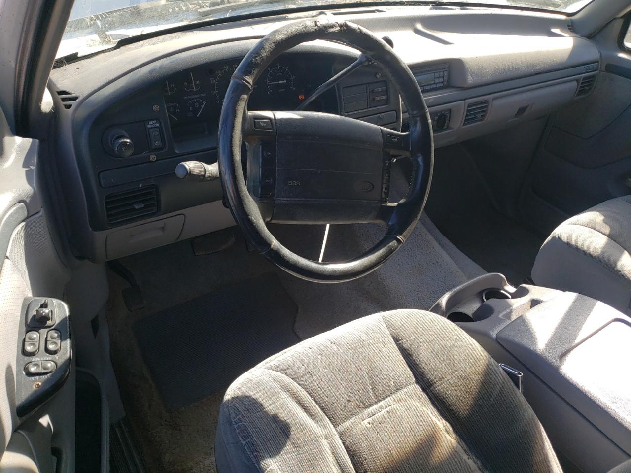 1996 Ford Bronco VIN 1FMEU15N4TLB67027 Copart auction photo, top/roof / side damage thumbnail 8