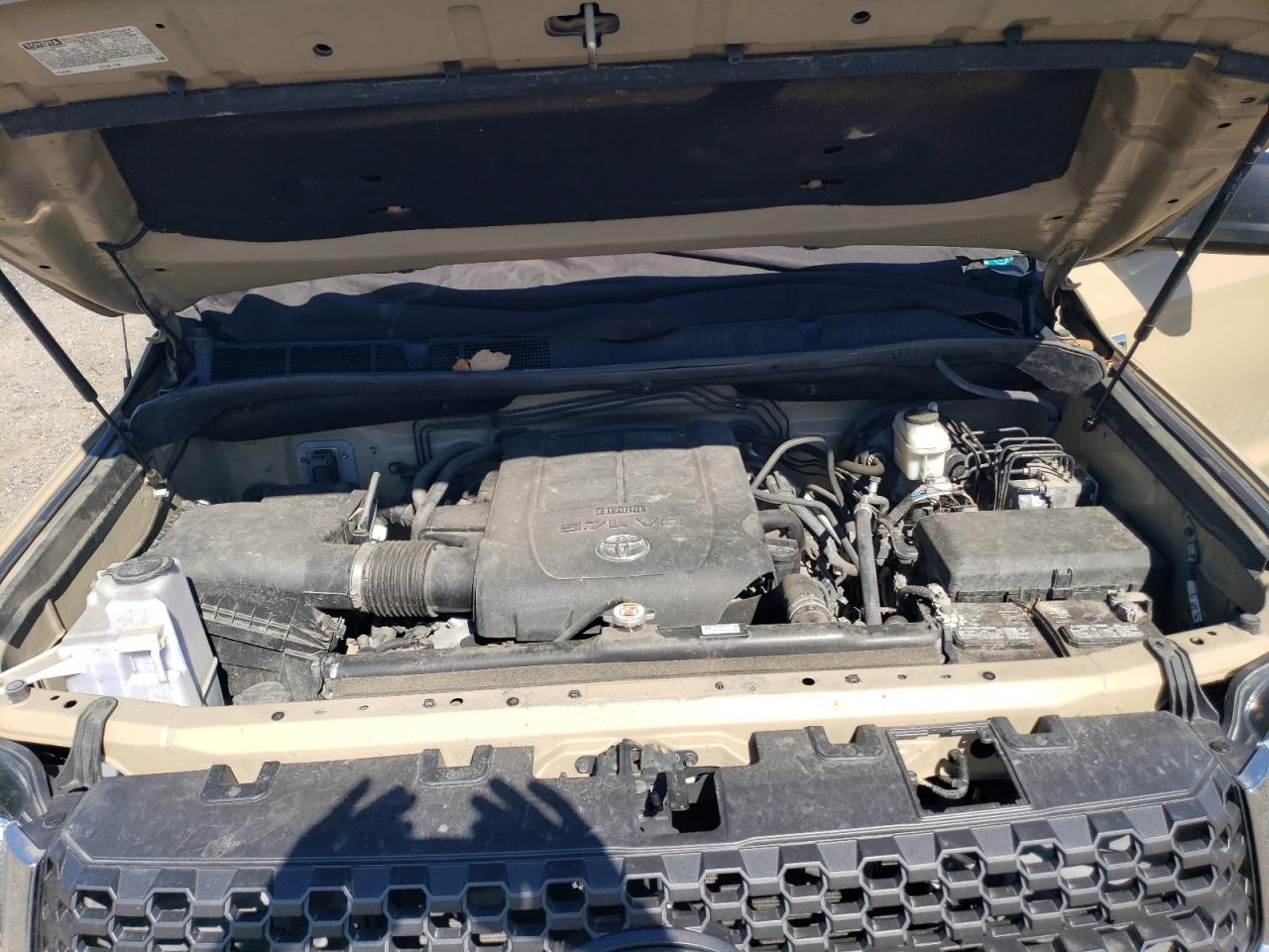 2019 Toyota Tundra VIN 5TFUY5F1XKX813766 Copart auction photo, side / front end damage thumbnail 12