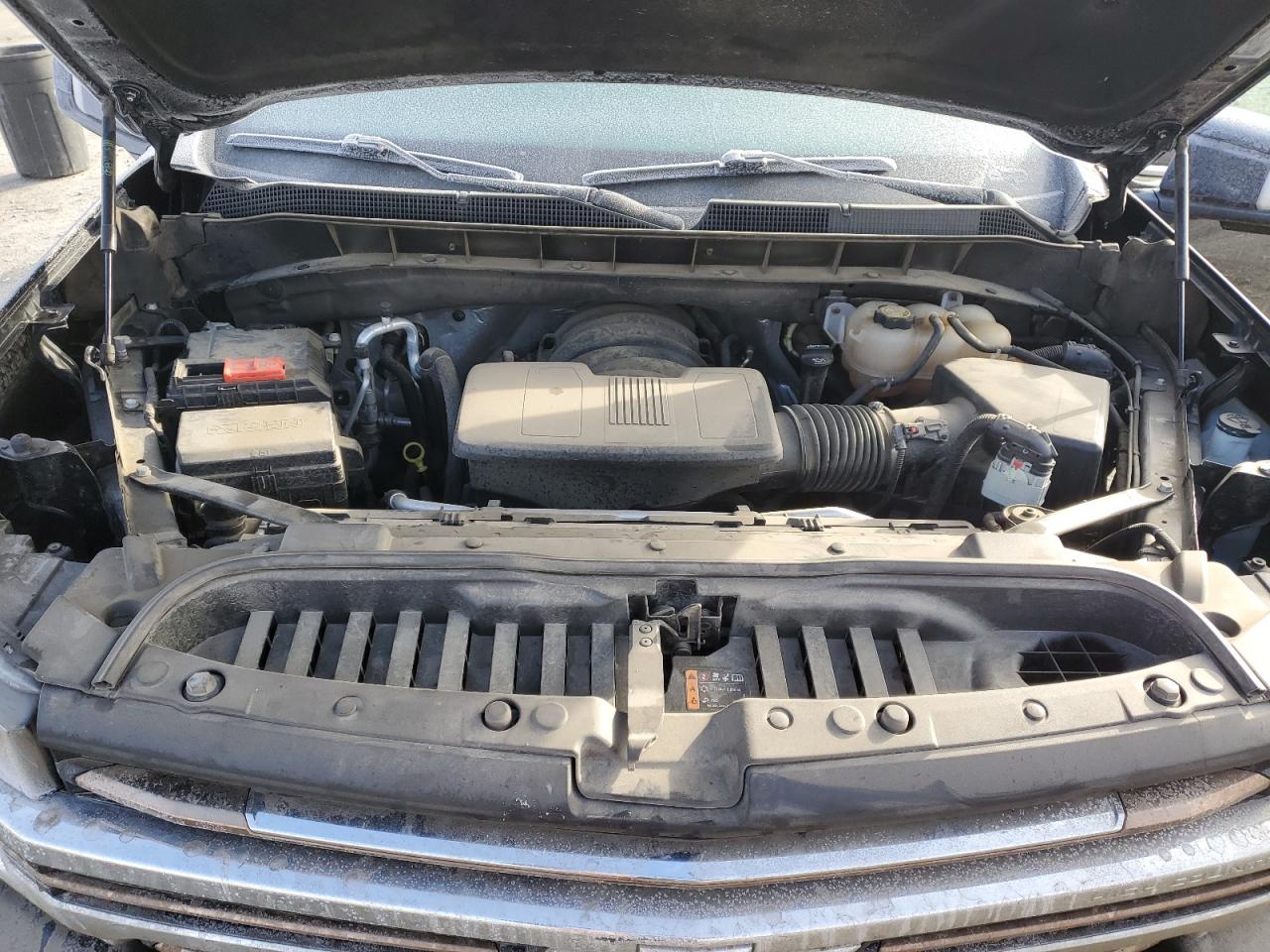 2022 Chevrolet Silverado VIN 1GCUYHEL4NZ121774 Copart auction photo, all over damage thumbnail 11