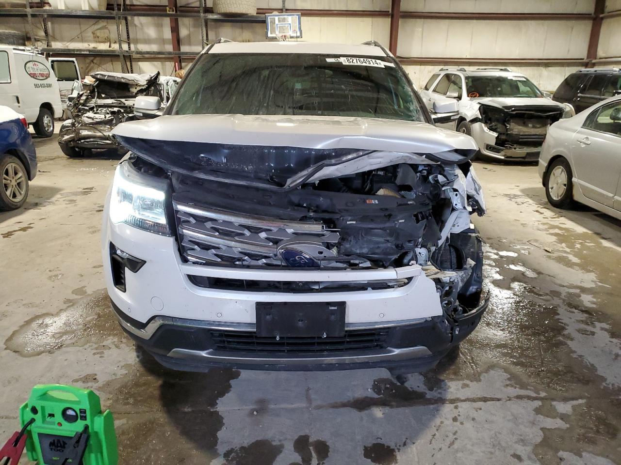 2018 Ford Explorer VIN 1FM5K8F81JGA03683 Copart auction photo, front end / minor dent/scratches damage thumbnail 5