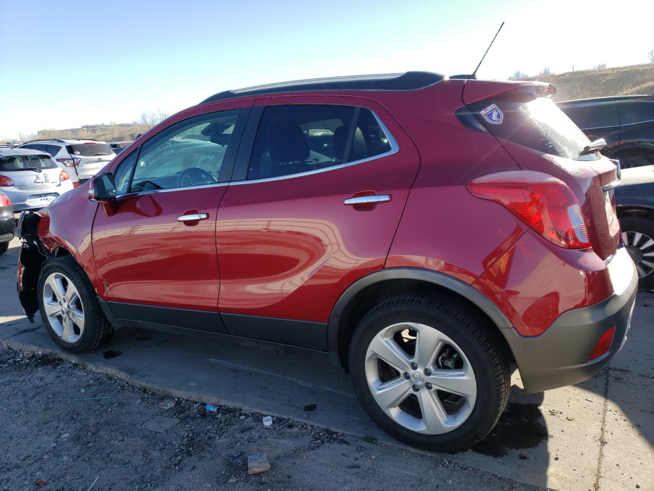 2015 Buick Encore VIN KL4CJESB2FB036821 Copart auction photo, front end / minor dent/scratches damage thumbnail 2