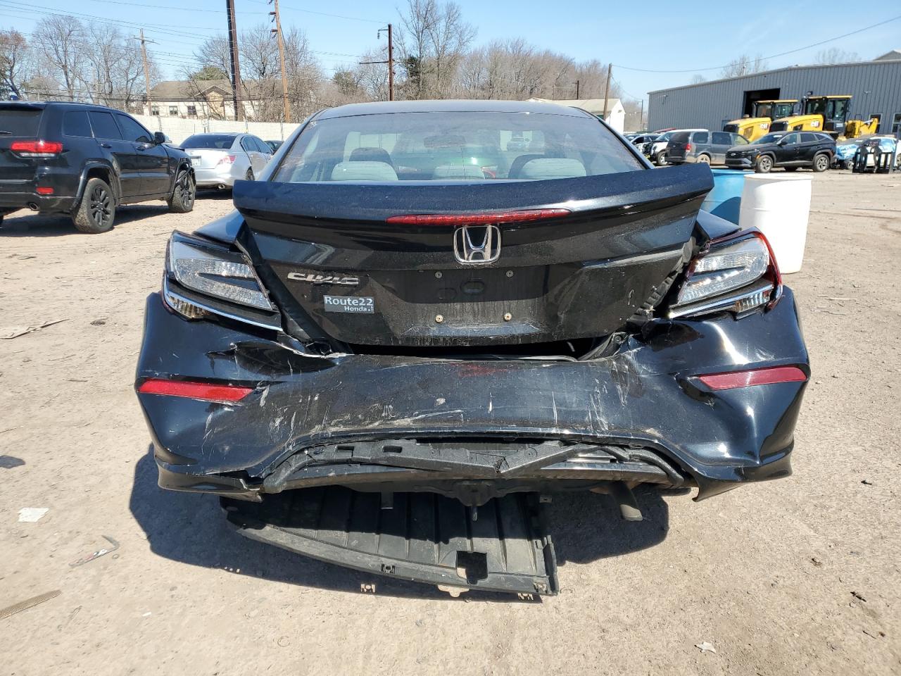 2015 Honda Civic VIN 2HGFG3B84FH530620 Copart auction photo, rear end damage thumbnail 6