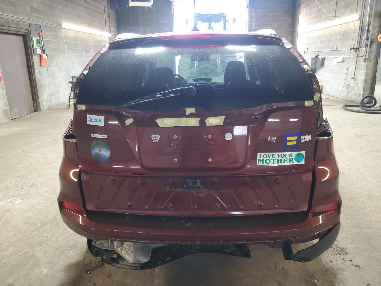 2016 Honda CR-V VIN 5J6RM4H93GL104670 Copart auction photo, rear end damage thumbnail 6