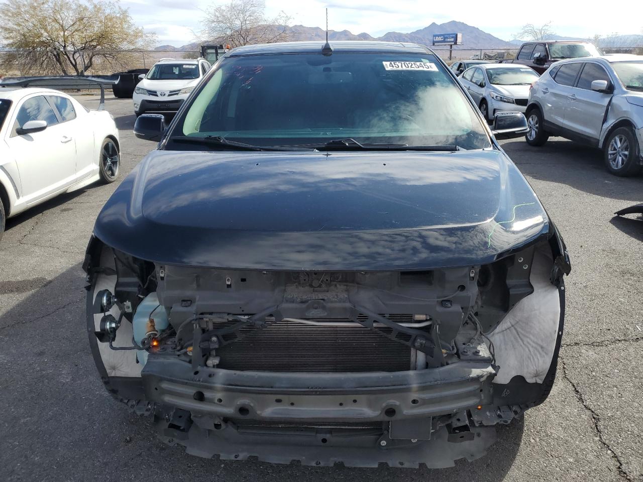 2014 Ford Edge VIN 2FMDK3KC1EBA18562 Copart auction photo, front end damage thumbnail 5