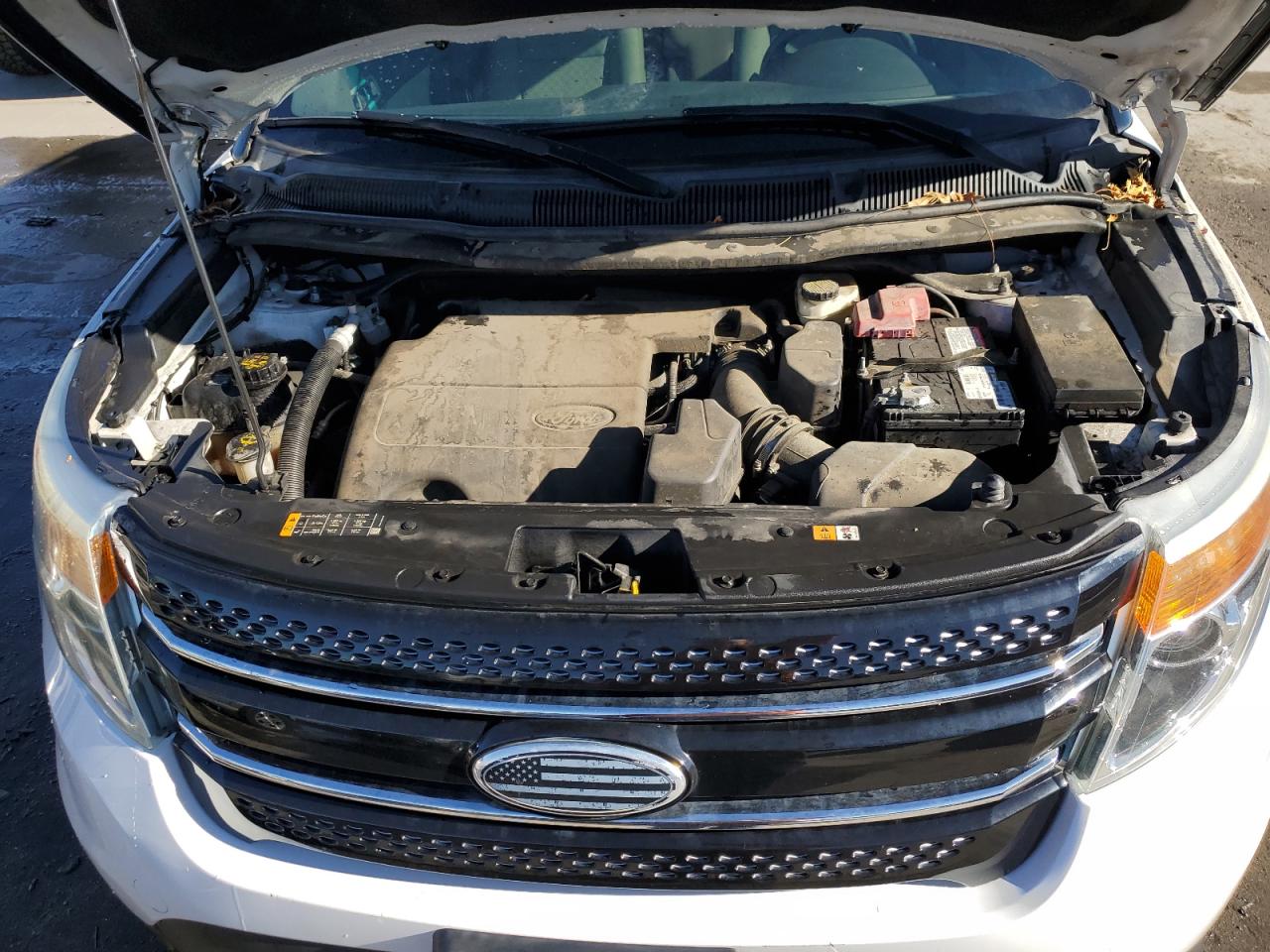2015 Ford Explorer VIN 1FM5K8D87FGB31422 Copart auction photo, side / rear end damage thumbnail 12