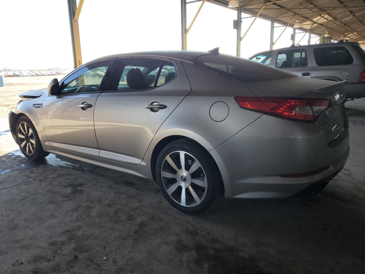 2012 KIA Optima VIN 5XXGR4A63CG025329 Copart auction photo, front end damage thumbnail 2