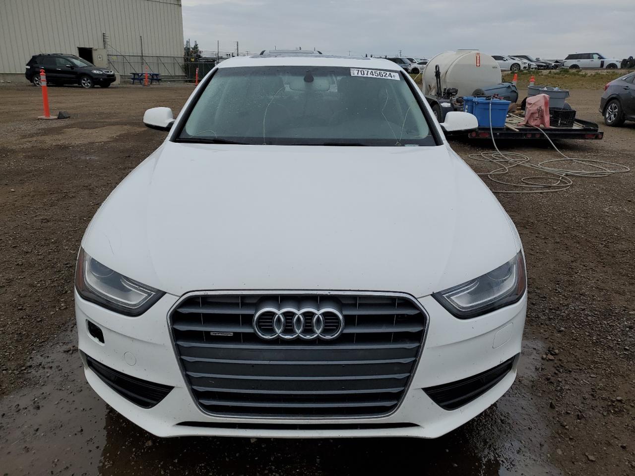 2014 Audi A4 VIN WAUFFCFL9EN022999 Copart auction photo, hail / minor dent/scratches damage thumbnail 5