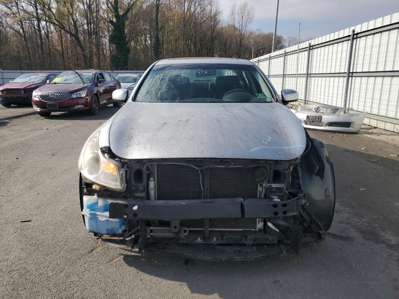 2008 Infiniti G VIN JNKBV61F18M266260 Copart auction photo, front end damage thumbnail 5