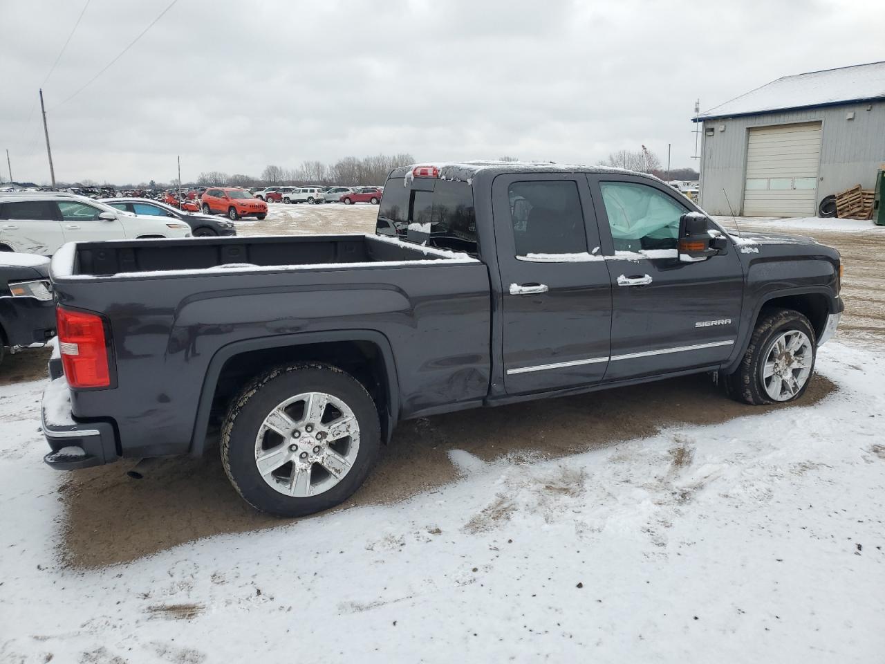 2015 GMC Sierra VIN 1GTV2VEC5FZ355315 Copart auction photo, side / minor dent/scratches damage thumbnail 3
