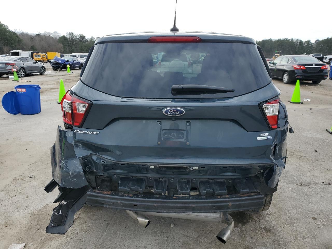 2019 Ford Escape VIN 1FMCU9GD6KUA97565 Copart auction photo, rear end damage thumbnail 6
