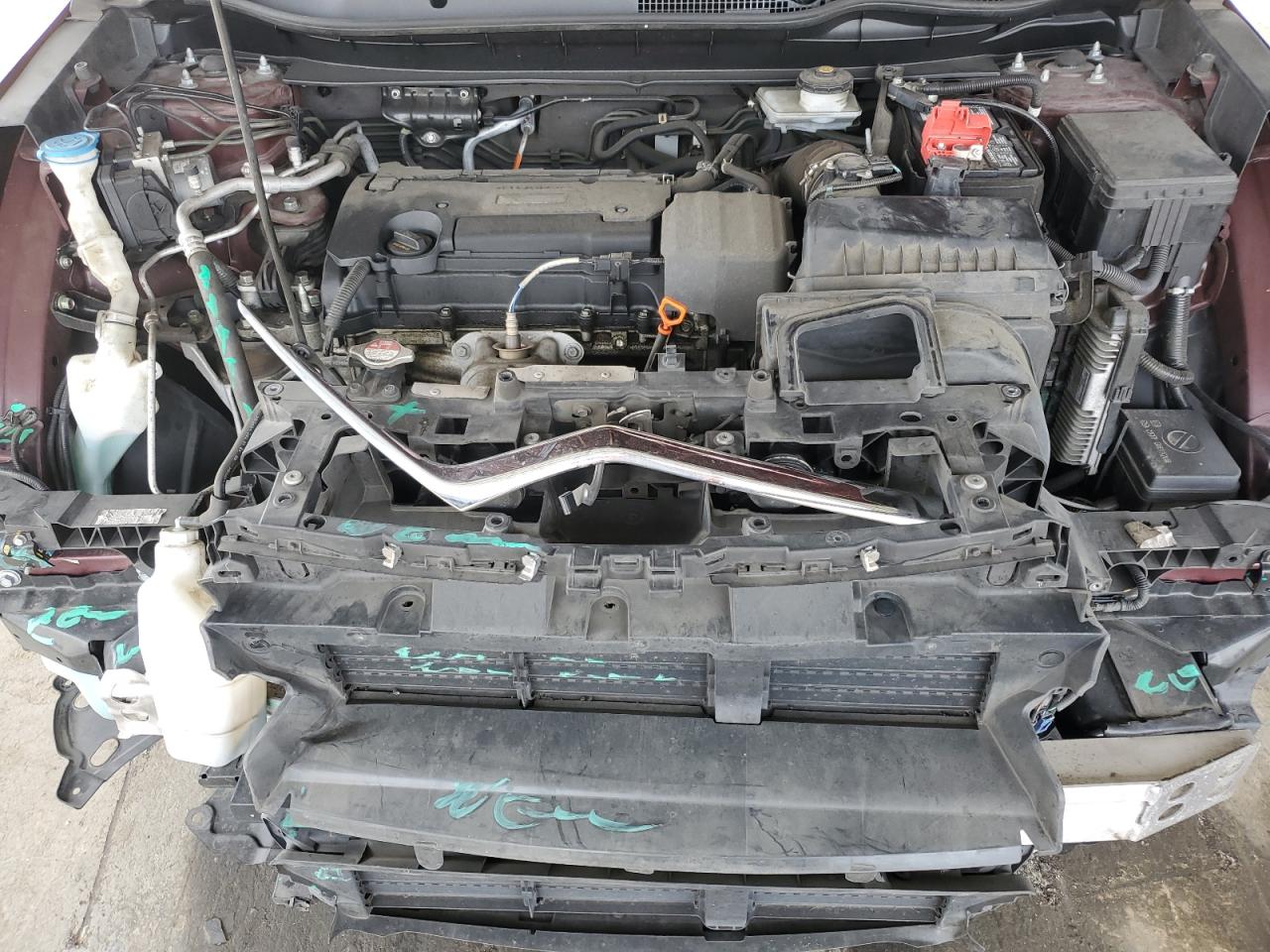 2017 Honda CR-V VIN 2HKRW6H35HH210311 Copart auction photo, front end damage thumbnail 11