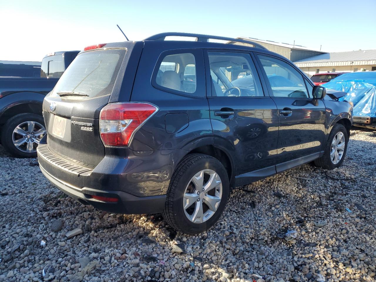 2015 Subaru Forester VIN JF2SJABCXFH485052 Copart auction photo, front end damage thumbnail 3
