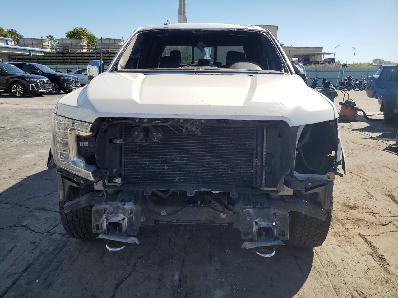 2018 Ford F-150 VIN 1FTEW1E58JFE70919 Copart auction photo, front end / minor dent/scratches damage thumbnail 5